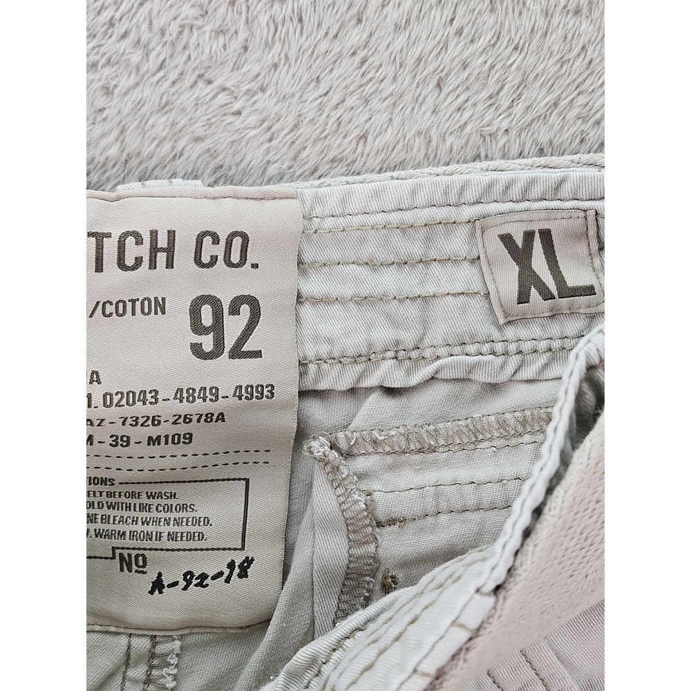 Abercrombie & Fitch Cargo Pants Khaki Tan Wash Multi-pocket Utility Outdoor - Picture 3 of 10